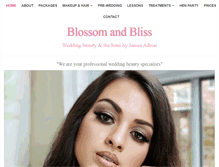 Tablet Screenshot of blossomandbliss.co.uk